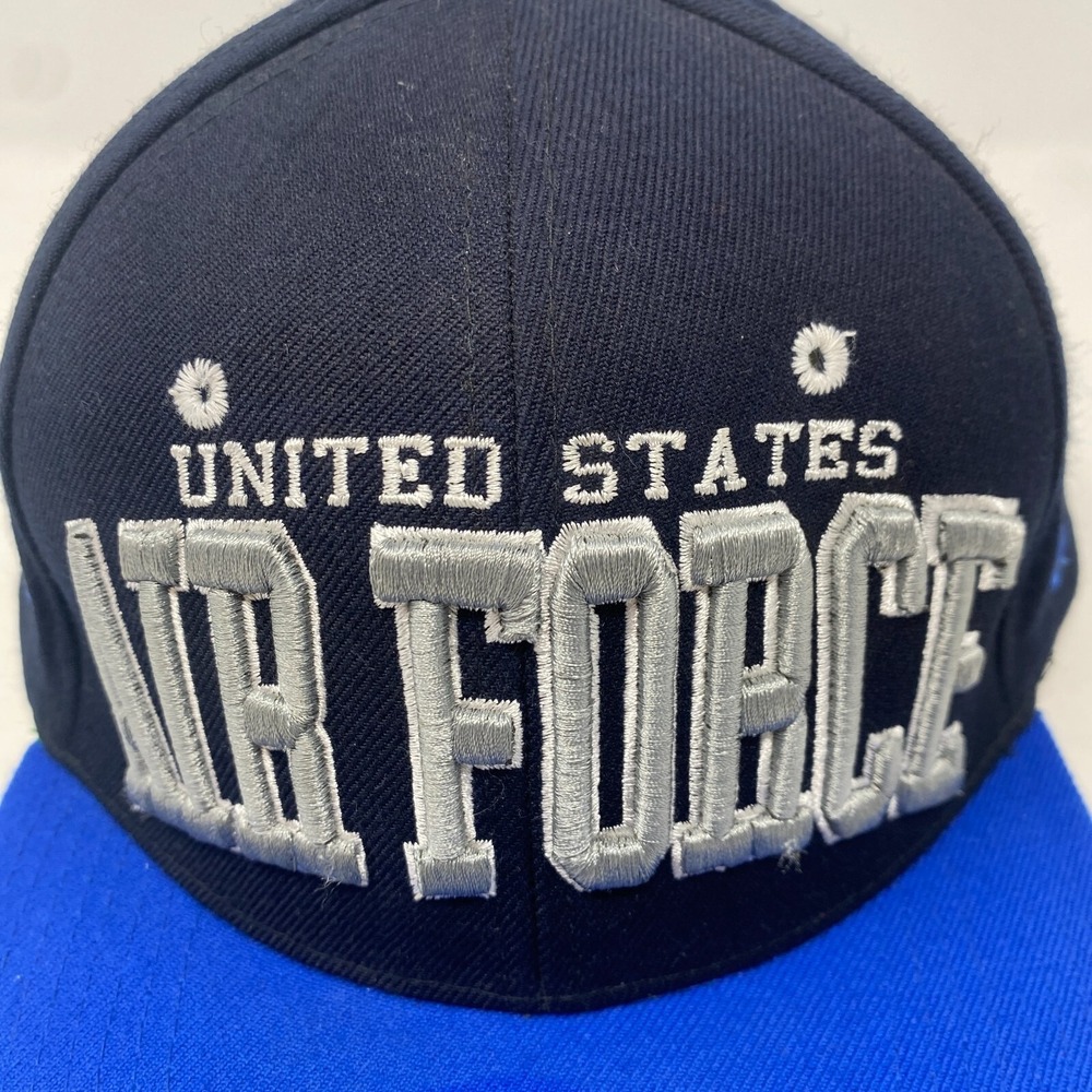 Zephyr Air Force‎ Snapback Blue Hat Falcons Embroidered NCAA Adjustable Cap - Picture 3 of 11